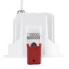 GLOBOSTAR® LEO-R 60284 Χωνευτό Κινούμενο Downlight Σποτ με Honeycomb Anti Glare Reflector LED 10W 1300lm 38° AC 220-240V IP20 Φυσικό Λευκό 4500K - Bridgelux COB Chip & TÜV SÜD Driver - Λευκό Ματ - Μ8.5 x Π8.5 x Υ6.6cm / Q7.5cm - 5 Χρόνια Εγγύηση