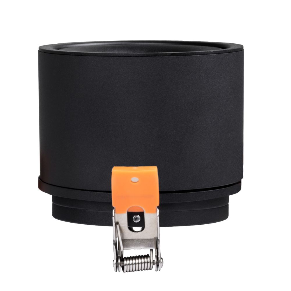 GLOBOSTAR® OMEGA-R 60297 Χωνευτό Κινούμενο Downlight Σποτ LED 12W 1500lm 36° AC 220-240V IP20 Θερμό Λευκό 2700K - Bridgelux COB Chip & TÜV SÜD Driver - Μαύρο Ματ - Μ10 x Π10 x Υ8.2cm / Q9cm - 5 Χρόνια Εγγύηση