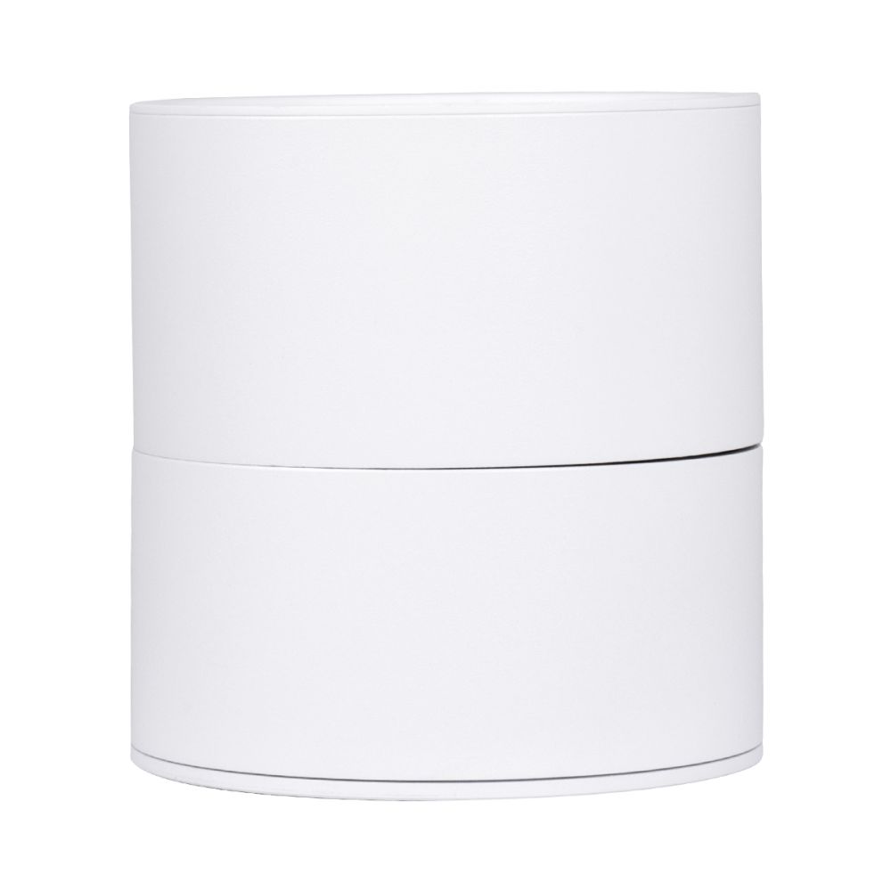 GLOBOSTAR® OMEGA-S 60299 Κινούμενο Downlight Σποτ LED 12W 1500lm 36° AC 220-240V IP20 Θερμό Λευκό 2700K - Bridgelux COB Chip & TÜV SÜD Driver - Λευκό Ματ - Μ10 x Π10 x Υ10.5cm - 5 Χρόνια Εγγύηση