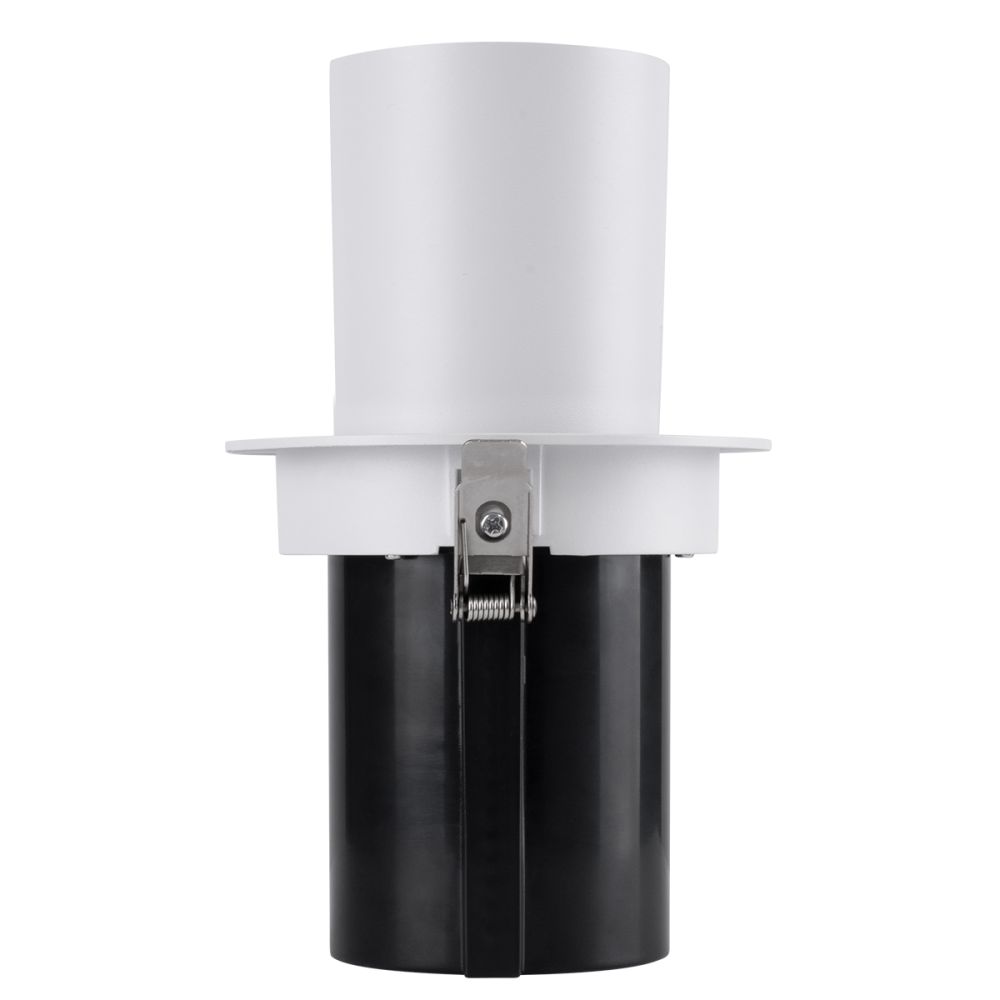 GLOBOSTAR® VIRGO-B 60311 Χωνευτό Κινούμενο Downlight Σποτ LED 20W 2500lm 36° AC 220-240V IP20 Θερμό Λευκό 2700K - Bridgelux COB Chip & TÜV SÜD Driver - Λευκό & Μαύρο Ματ - Μ13.5 x Π13.5 x Υ14cm / Q11.5cm - 5 Χρόνια Εγγύηση