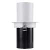 GLOBOSTAR® VIRGO-B 60311 Χωνευτό Κινούμενο Downlight Σποτ LED 20W 2500lm 36° AC 220-240V IP20 Θερμό Λευκό 2700K - Bridgelux COB Chip & TÜV SÜD Driver - Λευκό & Μαύρο Ματ - Μ13.5 x Π13.5 x Υ14cm / Q11.5cm - 5 Χρόνια Εγγύηση