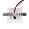 GLOBOSTAR® LUMINAR 60314 Χωνευτό Downlight Σποτ LED 2W 280lm 36° AC 220-240V IP20 Φυσικό Λευκό 4500K - Osram SMD Chip & TÜV SÜD Driver - Λευκό & Μαύρο Ματ - Μ4.3 x Π4.3 x Υ4.5cm / Q3.5 x 3.5cm - 5 Χρόνια Εγγύηση