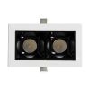 GLOBOSTAR® LUMINAR 60316 Χωνευτό Downlight Σποτ LED 4W 560lm 36° AC 220-240V IP20 Φυσικό Λευκό 4500K - Osram SMD Chip & TÜV SÜD Driver - Λευκό & Μαύρο Ματ - Μ7.5 x Π4.3 x Υ4.5cm / Q6.5 x 3.5cm - 5 Χρόνια Εγγύηση