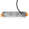 GLOBOSTAR® LUMINAR 60318 Χωνευτό Downlight Σποτ LED 10W 1400lm 36° AC 220-240V IP20 Φυσικό Λευκό 4500K - Osram SMD Chip & TÜV SÜD Driver - Λευκό & Μαύρο Ματ - Μ14.8 x Π4.3 x Υ4.5cm / Q13.5 x 3.5cm - 5 Χρόνια Εγγύηση