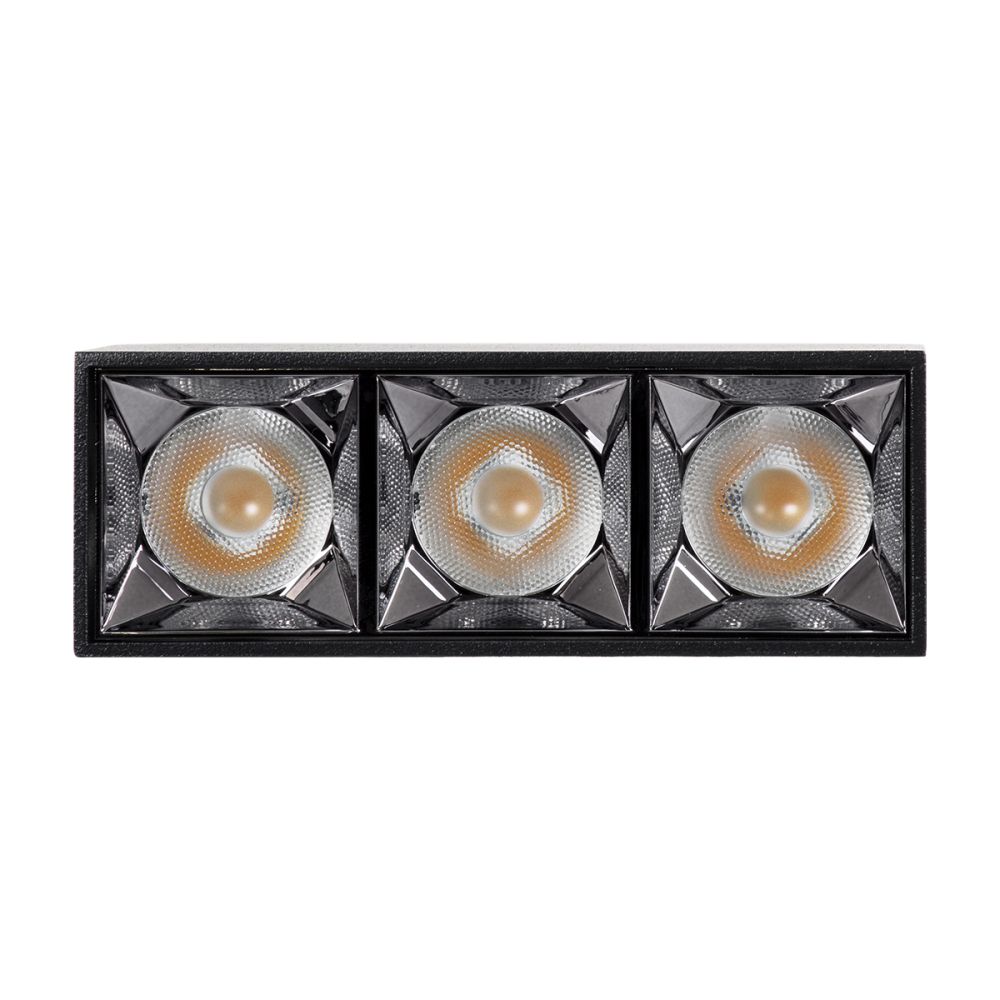 GLOBOSTAR® LUMINAR 60324 Downlight Σποτ LED 12W 1680lm 36° AC 220-240V IP20 Φυσικό Λευκό 4500K - Osram SMD Chip & TÜV SÜD Driver - Μαύρο Ματ - Μ11.8 x Π4.2 x Υ6.6cm - 5 Χρόνια Εγγύηση