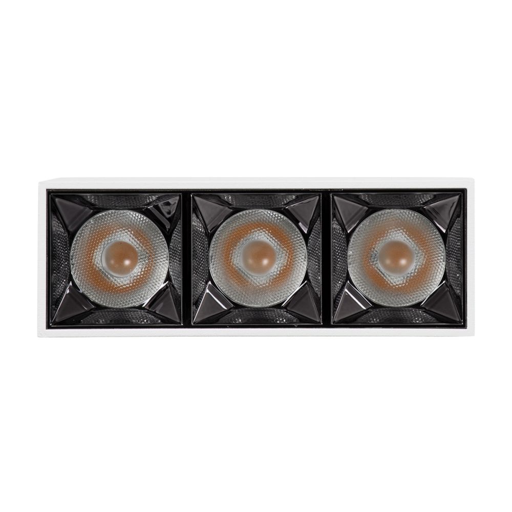 GLOBOSTAR® LUMINAR 60327 Downlight Σποτ LED 12W 1620lm 36° AC 220-240V IP20 Θερμό Λευκό 2700K - Osram SMD Chip & TÜV SÜD Driver - Λευκό Ματ - Μ11.8 x Π4.2 x Υ6.6cm - 5 Χρόνια Εγγύηση