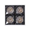 GLOBOSTAR® LUMINAR 60334 Downlight Σποτ LED 14W 1960lm 36° AC 220-240V IP20 Φυσικό Λευκό 4500K - Osram SMD Chip & TÜV SÜD Driver - Λευκό Ματ - Μ8.2 x Π8.2 x Υ6.6cm - 5 Χρόνια Εγγύηση