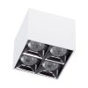 GLOBOSTAR® LUMINAR 60335 Downlight Σποτ LED 14W 1890lm 36° AC 220-240V IP20 Θερμό Λευκό 2700K - Osram SMD Chip & TÜV SÜD Driver - Λευκό Ματ - Μ8.2 x Π8.2 x Υ6.6cm - 5 Χρόνια Εγγύηση