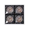 GLOBOSTAR® LUMINAR 60335 Downlight Σποτ LED 14W 1890lm 36° AC 220-240V IP20 Θερμό Λευκό 2700K - Osram SMD Chip & TÜV SÜD Driver - Λευκό Ματ - Μ8.2 x Π8.2 x Υ6.6cm - 5 Χρόνια Εγγύηση