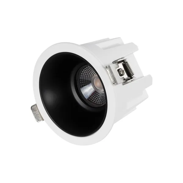 GLOBOSTAR® DUSTY 60341 Χωνευτό Downlight Σποτ LED 12W 1320lm 45° AC 220-240V Αδιάβροχο IP65 Θερμό Λευκό 2700K - Bridgelux COB Chip & TÜV SÜD Driver - Λευκό & Μαύρο Ματ - Μ8.5 x Π8.5 x Υ7cm m / Q7.2cm - 5 Χρόνια Εγγύηση