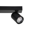 GLOBOSTAR® LEONARDO 60346 Μοντέρνο Φωτιστικό Οροφής LED 20W 2400lm 60° AC 220-240V IP20 Φυσικό Λευκό 4500K - Bridgelux COB - Μαύρο - Μ32 x Π7 x Υ11.8cm - 5 Χρόνια Εγγύηση