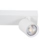 GLOBOSTAR® LEONARDO 60347 Μοντέρνο Φωτιστικό Οροφής LED 20W 2400lm 60° AC 220-240V IP20 Φυσικό Λευκό 4500K - Bridgelux COB - Λευκό - Μ32 x Π7 x Υ11.8cm - 5 Χρόνια Εγγύηση
