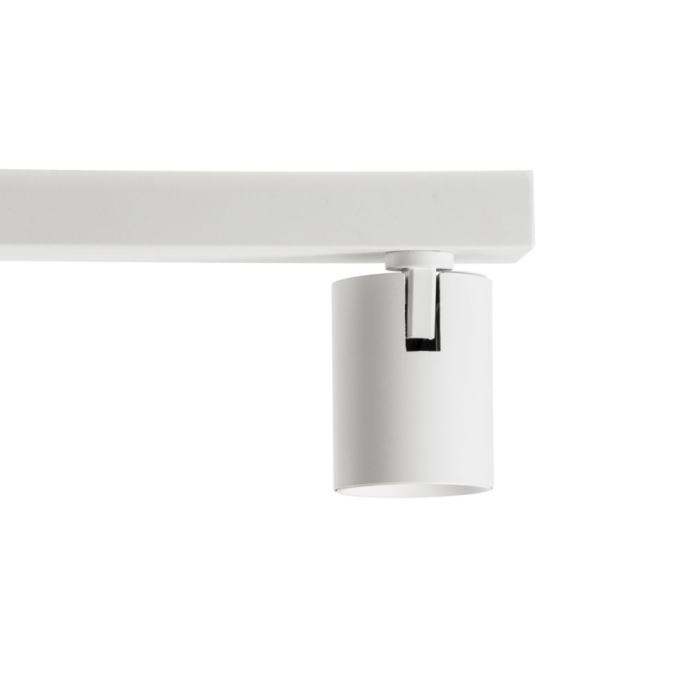 GLOBOSTAR® LEONARDO 60349 Μοντέρνο Φωτιστικό Οροφής LED 30W 3600lm 60° AC 220-240V IP20 Φυσικό Λευκό 4500K - Bridgelux COB - Λευκό - Μ52 x Π7 x Υ11.8cm - 5 Χρόνια Εγγύηση