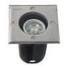 GLOBOSTAR® GIGO 60362 Χωνευτό Φωτιστικό Δαπέδου Σποτ για Λάμπα MR16 με Ντουί 1 x GU10 AC 220-240V Αδιάβροχο IP68 IK09 - Ανοξείδωτο Ατσάλι SS201 - Μ11 x Π11 x Υ11.5cm / Q10.4 x 10.4cm