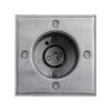 GLOBOSTAR® GIGO 60362 Χωνευτό Φωτιστικό Δαπέδου Σποτ για Λάμπα MR16 με Ντουί 1 x GU10 AC 220-240V Αδιάβροχο IP68 IK09 - Ανοξείδωτο Ατσάλι SS201 - Μ11 x Π11 x Υ11.5cm / Q10.4 x 10.4cm