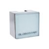 GLOBOSTAR® CYBOLITHOS 60365 Χωνευτό Αρχιτεκτονικο Φωτιστικό Σποτ Δαπέδου LED 2W 220lm 120° DC 24V Αδιάβροχο IP68 IK06 Θερμό Λευκό 2700K Dimmable - Bridgelux SMD Chip - Γαλακτερό Tempered Glass & Ανοξείδωτο Ατσάλι SS316 - Μ10 x Π10x Υ8cm / Q10 x 10cm -