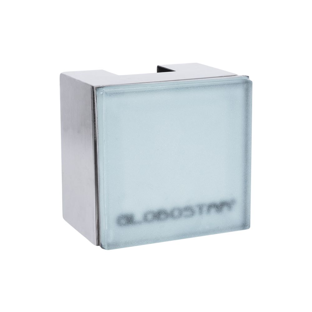 GLOBOSTAR® CYBOLITHOS 60366 Χωνευτό Αρχιτεκτονικο Φωτιστικό Σποτ Δαπέδου LED 2W 240lm 120° DC 24V Αδιάβροχο IP68 IK06 Ψυχρό Λευκό 6000K Dimmable - Bridgelux SMD Chip - Γαλακτερό Tempered Glass & Ανοξείδωτο Ατσάλι SS316 - Μ10 x Π10x Υ8cm / Q10 x 10cm -