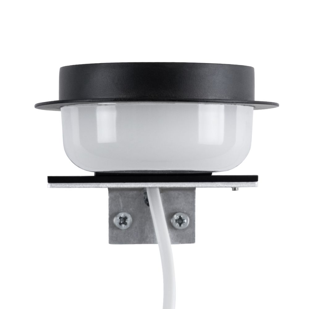 GLOBOSTAR® KIARA 60400 Μοντέρνο Φωτιστικό Τοίχου - Απλίκα Καθρέπτη Μπάνιου LED 5W 560lm 120° AC 220-240V IP44 Φυσικό Λευκό 4500K - Lumileds SMD Chip & TÜV SÜD Driver - Μαύρο Ματ & Λευκό - Μ10 x Π13 x Υ3cm - 3 Χρόνια Εγγύηση