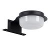 GLOBOSTAR® KIARA 60400 Μοντέρνο Φωτιστικό Τοίχου - Απλίκα Καθρέπτη Μπάνιου LED 5W 560lm 120° AC 220-240V IP44 Φυσικό Λευκό 4500K - Lumileds SMD Chip & TÜV SÜD Driver - Μαύρο Ματ & Λευκό - Μ10 x Π13 x Υ3cm - 3 Χρόνια Εγγύηση