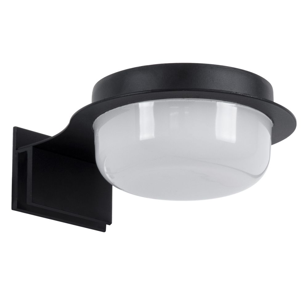 GLOBOSTAR® KIARA 60400 Μοντέρνο Φωτιστικό Τοίχου - Απλίκα Καθρέπτη Μπάνιου LED 5W 560lm 120° AC 220-240V IP44 Φυσικό Λευκό 4500K - Lumileds SMD Chip & TÜV SÜD Driver - Μαύρο Ματ & Λευκό - Μ10 x Π13 x Υ3cm - 3 Χρόνια Εγγύηση