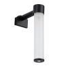 GLOBOSTAR® ELSA 60404 Μοντέρνο Φωτιστικό Τοίχου - Απλίκα Καθρέπτη Μπάνιου με Ντουί 1 x G9 AC 220-240V IP44 - Μαύρο Ματ & Λευκό - Μ3.5 x Π13.5 x Υ20cm