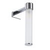 GLOBOSTAR® ELSA 60406 Μοντέρνο Φωτιστικό Τοίχου - Απλίκα Καθρέπτη Μπάνιου με Ντουί 1 x G9 AC 220-240V IP44 - Νίκελ Χρώμιο & Λευκό - Μ3.5 x Π13.5 x Υ20cm