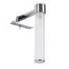 GLOBOSTAR® ELSA 60406 Μοντέρνο Φωτιστικό Τοίχου - Απλίκα Καθρέπτη Μπάνιου με Ντουί 1 x G9 AC 220-240V IP44 - Νίκελ Χρώμιο & Λευκό - Μ3.5 x Π13.5 x Υ20cm