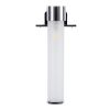 GLOBOSTAR® ELSA 60406 Μοντέρνο Φωτιστικό Τοίχου - Απλίκα Καθρέπτη Μπάνιου με Ντουί 1 x G9 AC 220-240V IP44 - Νίκελ Χρώμιο & Λευκό - Μ3.5 x Π13.5 x Υ20cm
