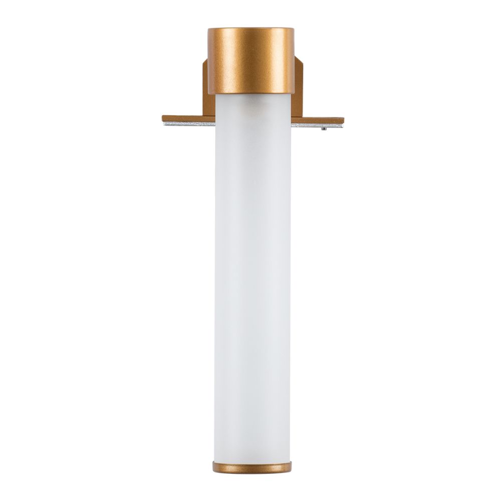 GLOBOSTAR® ELSA 60407 Μοντέρνο Φωτιστικό Τοίχου - Απλίκα Καθρέπτη Μπάνιου με Ντουί 1 x G9 AC 220-240V IP44 - Χάλκινο & Λευκό - Μ3.5 x Π13.5 x Υ20cm