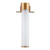 GLOBOSTAR® ELSA 60407 Μοντέρνο Φωτιστικό Τοίχου - Απλίκα Καθρέπτη Μπάνιου με Ντουί 1 x G9 AC 220-240V IP44 - Χάλκινο & Λευκό - Μ3.5 x Π13.5 x Υ20cm
