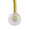 GLOBOSTAR® FLORA 60413 Μοντέρνο Φωτιστικό Τοίχου - Απλίκα Καθρέπτη Μπάνιου με Ντουί 2 x G9 AC 220-240V IP44 - Χρυσό & Λευκό - Μ31 x Π13 x Υ12cm