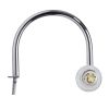 GLOBOSTAR® FLORA 60414 Μοντέρνο Φωτιστικό Τοίχου - Απλίκα Καθρέπτη Μπάνιου με Ντουί 2 x G9 AC 220-240V IP44 - Νίκελ Χρώμιο - Μ31 x Π13 x Υ12cm