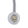 GLOBOSTAR® FLORA 60414 Μοντέρνο Φωτιστικό Τοίχου - Απλίκα Καθρέπτη Μπάνιου με Ντουί 2 x G9 AC 220-240V IP44 - Νίκελ Χρώμιο - Μ31 x Π13 x Υ12cm