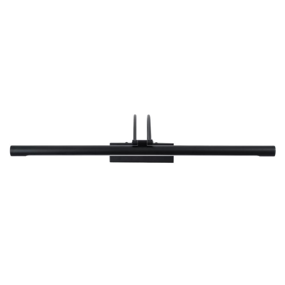 GLOBOSTAR® LAURA 60424 Μοντέρνο Φωτιστικό Τοίχου - Απλίκα Καθρέπτη Μπάνιου LED 12W 1400lm 120° AC 220-240V IP44 Φυσικό Λευκό 4500K - Lumileds SMD Chip & TÜV SÜD Driver - Μαύρο Ματ - Μ60 x Π27 x Υ13cm - 3 Χρόνια Εγγύηση