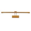 GLOBOSTAR® LAURA 60427 Μοντέρνο Φωτιστικό Τοίχου - Απλίκα Καθρέπτη Μπάνιου LED 12W 1400lm 120° AC 220-240V IP20 Φυσικό Λευκό 4500K - Lumileds SMD Chip & TÜV SÜD Driver - Χάλκινο - Μ60 x Π27 x Υ13cm - 3 Χρόνια Εγγύηση