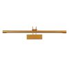 GLOBOSTAR® LAURA 60427 Μοντέρνο Φωτιστικό Τοίχου - Απλίκα Καθρέπτη Μπάνιου LED 12W 1400lm 120° AC 220-240V IP20 Φυσικό Λευκό 4500K - Lumileds SMD Chip & TÜV SÜD Driver - Χάλκινο - Μ60 x Π27 x Υ13cm - 3 Χρόνια Εγγύηση