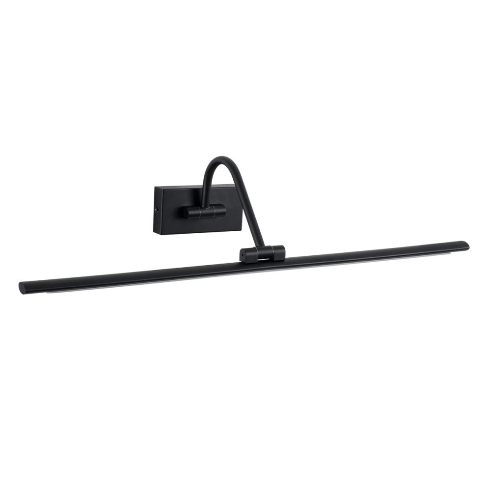 GLOBOSTAR® MIRA 60432 Μοντέρνο Φωτιστικό Τοίχου - Απλίκα Καθρέπτη Μπάνιου LED 12W 1400lm 120° AC 220-240V IP44 Φυσικό Λευκό 4500K - Lumileds SMD Chip & TÜV SÜD Driver - Μαύρο Ματ - Μ60 x Π20 x Υ13cm - 3 Χρόνια Εγγύηση