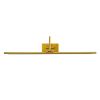 GLOBOSTAR® MIRA 60433 Μοντέρνο Φωτιστικό Τοίχου - Απλίκα Καθρέπτη Μπάνιου LED 12W 1400lm 120° AC 220-240V IP44 Φυσικό Λευκό 4500K - Lumileds SMD Chip & TÜV SÜD Driver - Χρυσό - Μ60 x Π20 x Υ13cm - 3 Χρόνια Εγγύηση