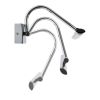 GLOBOSTAR® MIRA 60434 Μοντέρνο Φωτιστικό Τοίχου - Απλίκα Καθρέπτη Μπάνιου LED 12W 1400lm 120° AC 220-240V IP44 Φυσικό Λευκό 4500K - Lumileds SMD Chip & TÜV SÜD Driver - Νίκελ Χρώμιο - Μ60 x Π20 x Υ13cm - 3 Χρόνια Εγγύηση