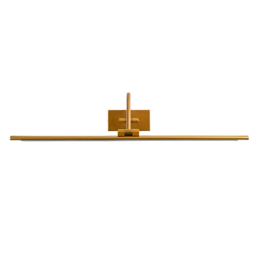GLOBOSTAR® MIRA 60435 Μοντέρνο Φωτιστικό Τοίχου - Απλίκα Καθρέπτη Μπάνιου LED 12W 1400lm 120° AC 220-240V IP44 Φυσικό Λευκό 4500K - Lumileds SMD Chip & TÜV SÜD Driver - Χάλκινο - Μ60 x Π20 x Υ13cm - 3 Χρόνια Εγγύηση