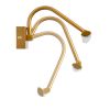 GLOBOSTAR® MIRA 60435 Μοντέρνο Φωτιστικό Τοίχου - Απλίκα Καθρέπτη Μπάνιου LED 12W 1400lm 120° AC 220-240V IP44 Φυσικό Λευκό 4500K - Lumileds SMD Chip & TÜV SÜD Driver - Χάλκινο - Μ60 x Π20 x Υ13cm - 3 Χρόνια Εγγύηση