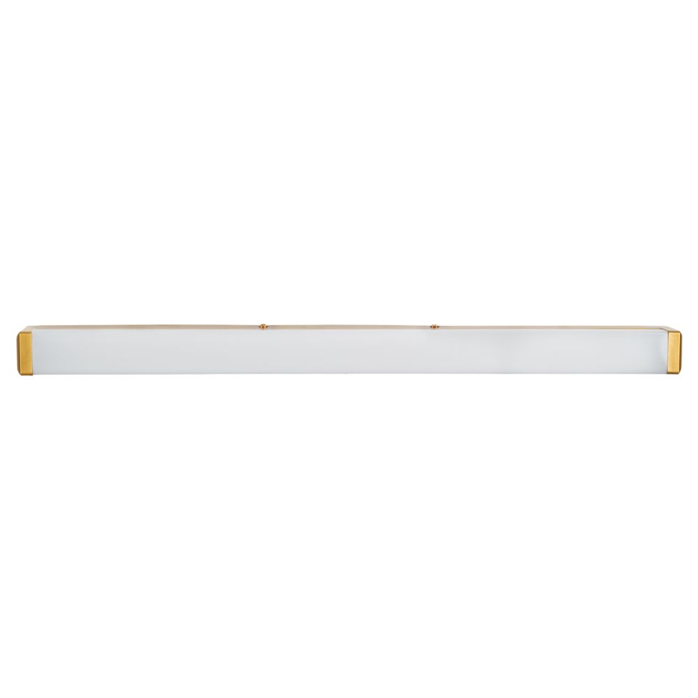GLOBOSTAR® RENATA 60443 Μοντέρνο Φωτιστικό Τοίχου - Απλίκα Καθρέπτη Μπάνιου LED 12W 1400lm 210° AC 220-240V IP44 Φυσικό Λευκό 4500K - Lumileds SMD Chip & TÜV SÜD Driver - Χρυσό Βούρτσας - Μ60 x Π4 x Υ5.5cm - 3 Χρόνια Εγγύηση