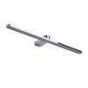 GLOBOSTAR® MEGAN 60449 Μοντέρνο Φωτιστικό Τοίχου - Απλίκα Καθρέπτη Μπάνιου LED 12W 1400lm 120° AC 220-240V IP44 Φυσικό Λευκό 4500K - Lumileds SMD Chip & TÜV SÜD Driver - Νίκελ Χρώμιο - Μ60 x Π12 x Υ4cm - 3 Χρόνια Εγγύηση