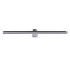 GLOBOSTAR® MEGAN 60449 Μοντέρνο Φωτιστικό Τοίχου - Απλίκα Καθρέπτη Μπάνιου LED 12W 1400lm 120° AC 220-240V IP44 Φυσικό Λευκό 4500K - Lumileds SMD Chip & TÜV SÜD Driver - Νίκελ Χρώμιο - Μ60 x Π12 x Υ4cm - 3 Χρόνια Εγγύηση