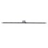 GLOBOSTAR® MEGAN 60449 Μοντέρνο Φωτιστικό Τοίχου - Απλίκα Καθρέπτη Μπάνιου LED 12W 1400lm 120° AC 220-240V IP44 Φυσικό Λευκό 4500K - Lumileds SMD Chip & TÜV SÜD Driver - Νίκελ Χρώμιο - Μ60 x Π12 x Υ4cm - 3 Χρόνια Εγγύηση