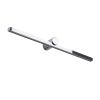 GLOBOSTAR® ROSA 60451 Μοντέρνο Φωτιστικό Τοίχου - Απλίκα Καθρέπτη Μπάνιου LED 12W 1400lm 120° AC 220-240V IP44 Φυσικό Λευκό 4500K - Lumileds SMD Chip & TÜV SÜD Driver - Νίκελ Χρώμιο - Μ60 x Π15 x Υ7cm - 3 Χρόνια Εγγύηση