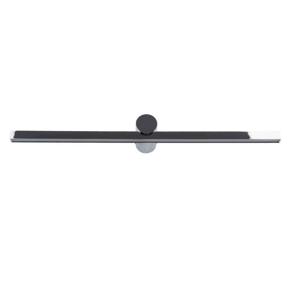 GLOBOSTAR® ROSA 60451 Μοντέρνο Φωτιστικό Τοίχου - Απλίκα Καθρέπτη Μπάνιου LED 12W 1400lm 120° AC 220-240V IP44 Φυσικό Λευκό 4500K - Lumileds SMD Chip & TÜV SÜD Driver - Νίκελ Χρώμιο - Μ60 x Π15 x Υ7cm - 3 Χρόνια Εγγύηση