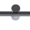 GLOBOSTAR® ROSA 60451 Μοντέρνο Φωτιστικό Τοίχου - Απλίκα Καθρέπτη Μπάνιου LED 12W 1400lm 120° AC 220-240V IP44 Φυσικό Λευκό 4500K - Lumileds SMD Chip & TÜV SÜD Driver - Νίκελ Χρώμιο - Μ60 x Π15 x Υ7cm - 3 Χρόνια Εγγύηση