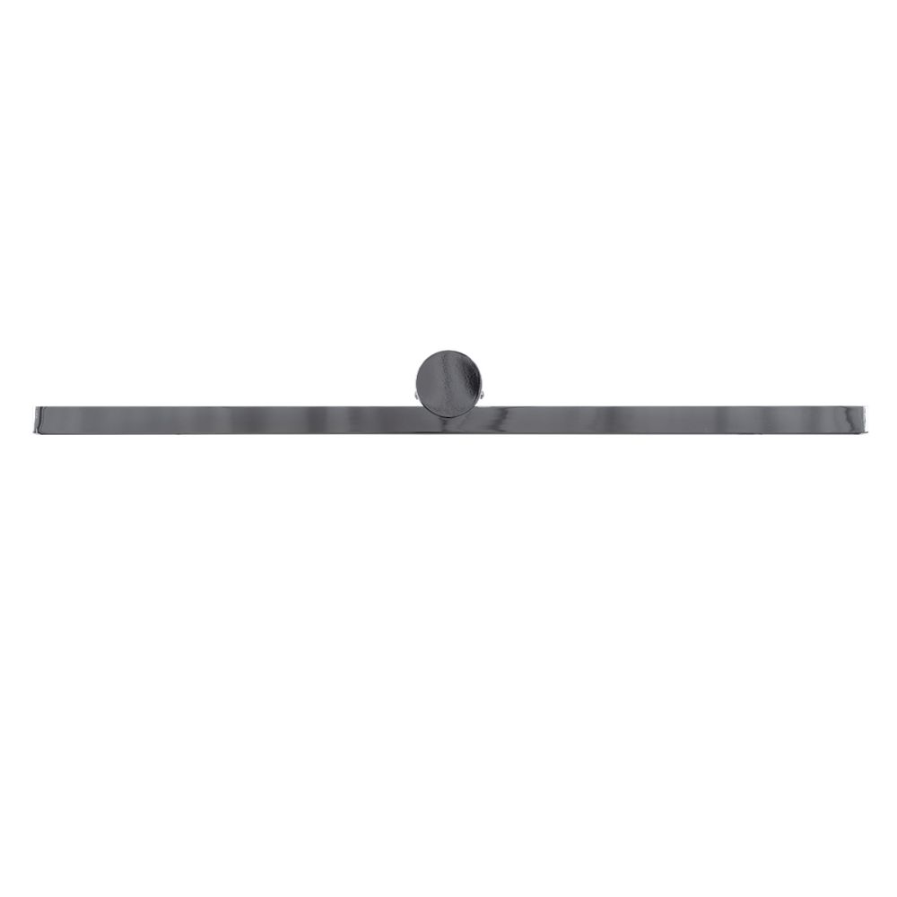 GLOBOSTAR® ROSA 60451 Μοντέρνο Φωτιστικό Τοίχου - Απλίκα Καθρέπτη Μπάνιου LED 12W 1400lm 120° AC 220-240V IP44 Φυσικό Λευκό 4500K - Lumileds SMD Chip & TÜV SÜD Driver - Νίκελ Χρώμιο - Μ60 x Π15 x Υ7cm - 3 Χρόνια Εγγύηση