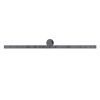 GLOBOSTAR® ROSA 60451 Μοντέρνο Φωτιστικό Τοίχου - Απλίκα Καθρέπτη Μπάνιου LED 12W 1400lm 120° AC 220-240V IP44 Φυσικό Λευκό 4500K - Lumileds SMD Chip & TÜV SÜD Driver - Νίκελ Χρώμιο - Μ60 x Π15 x Υ7cm - 3 Χρόνια Εγγύηση